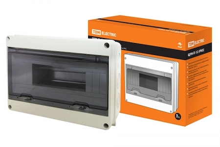 TDM ELECTRIC SQ0908-0003 Бокс ЩРН-П-12 модулей навесной пластик IP65 TDM